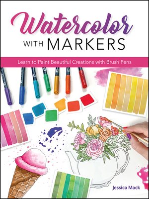 cover image of Watercolor with Markers